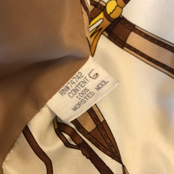 Mark Eisen size 6 wool and leather jacket USA - Picture 8 of 15